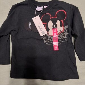 Zara long sleeve mickey NEW